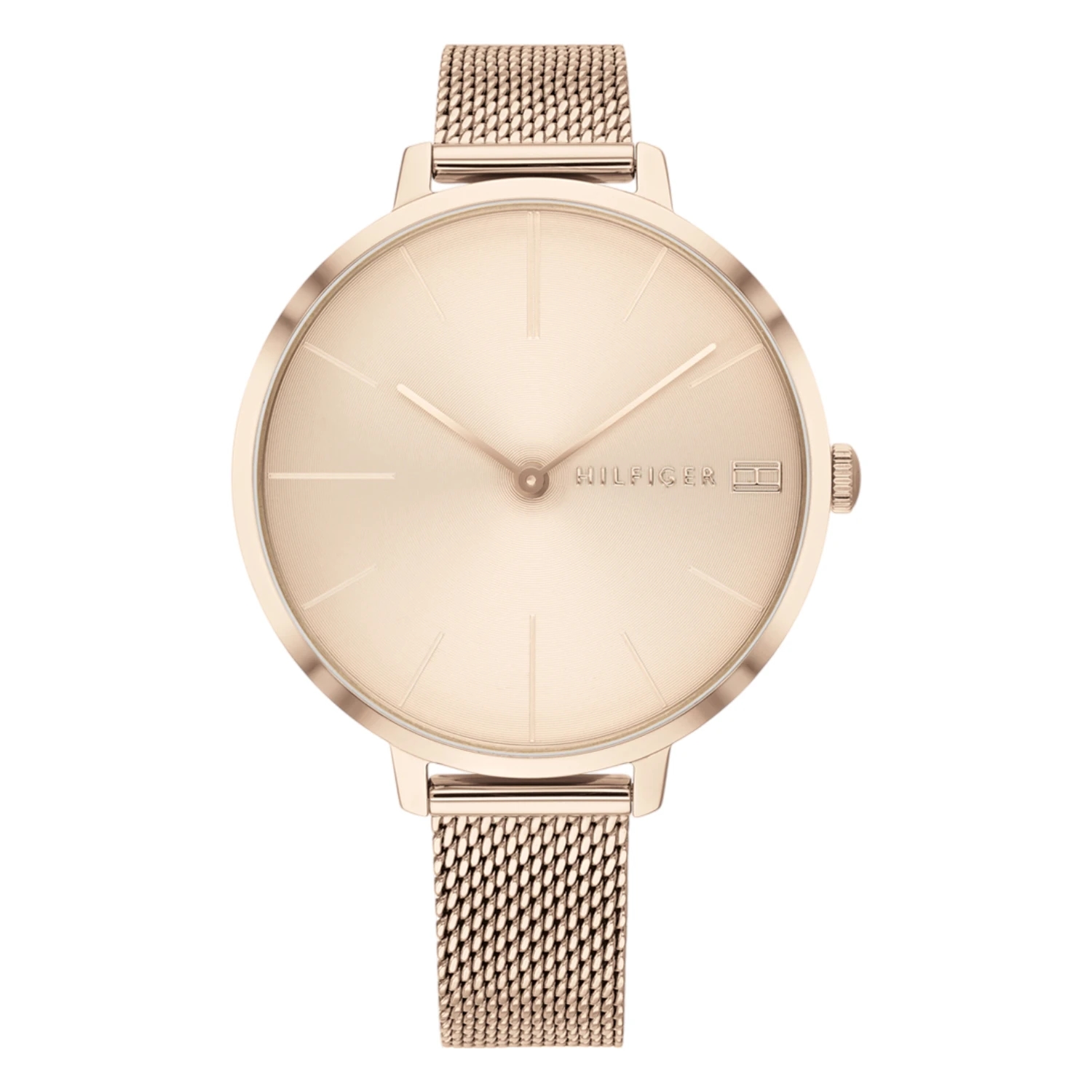 Tommy Hilfiger Damklocka Roséguld Mesh