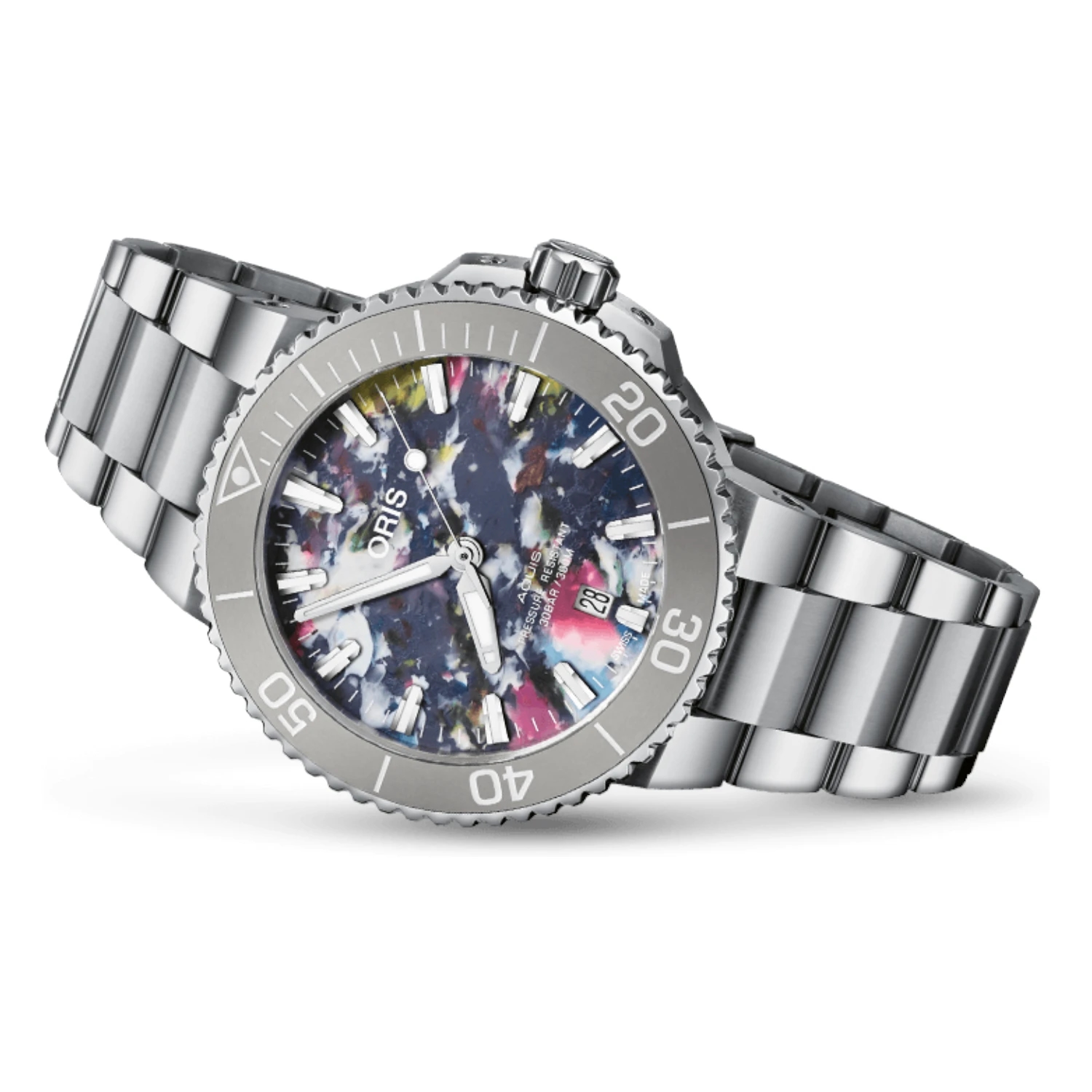 Oris Aquis Date Upcycle Automatic Flerfärgad