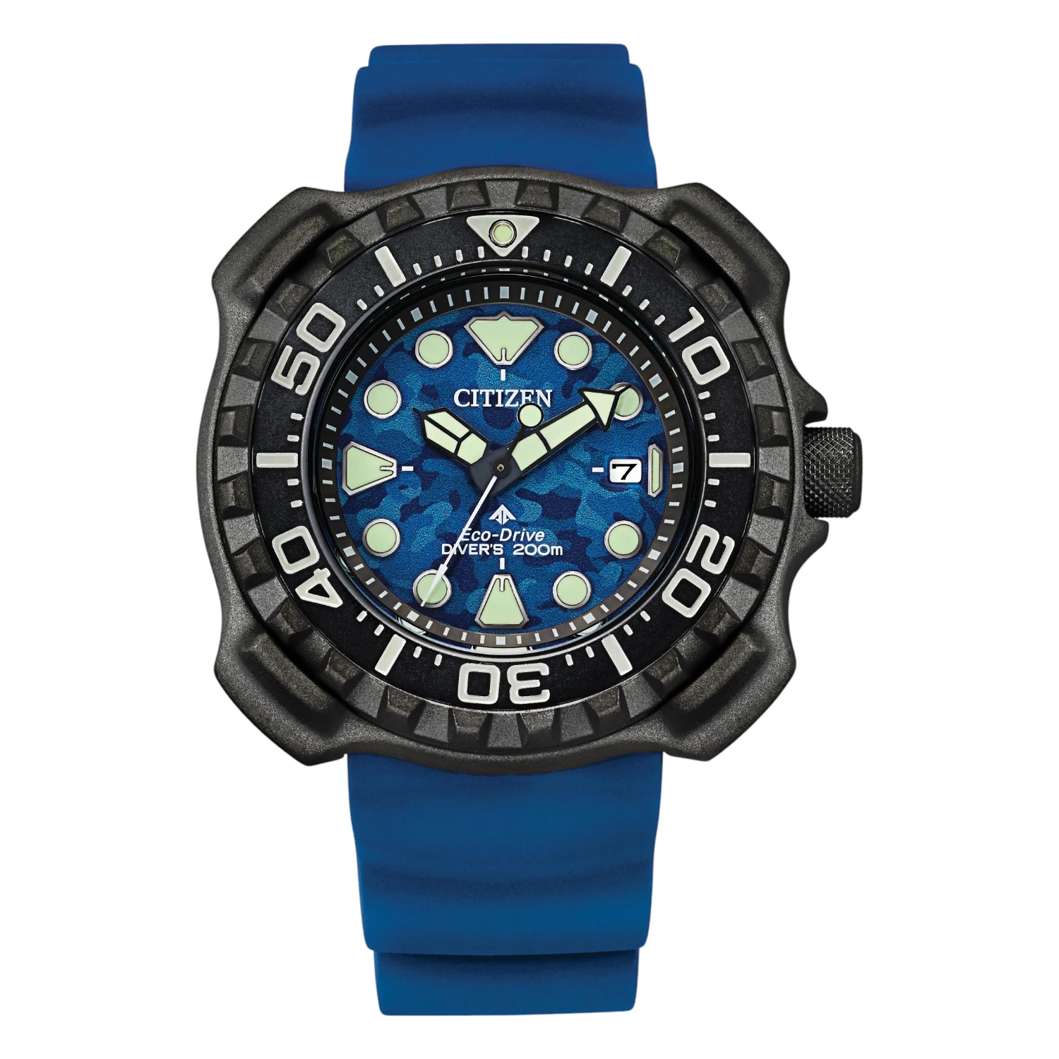 Citizen Promaster Diver Super Titanium Blå Kamouflage