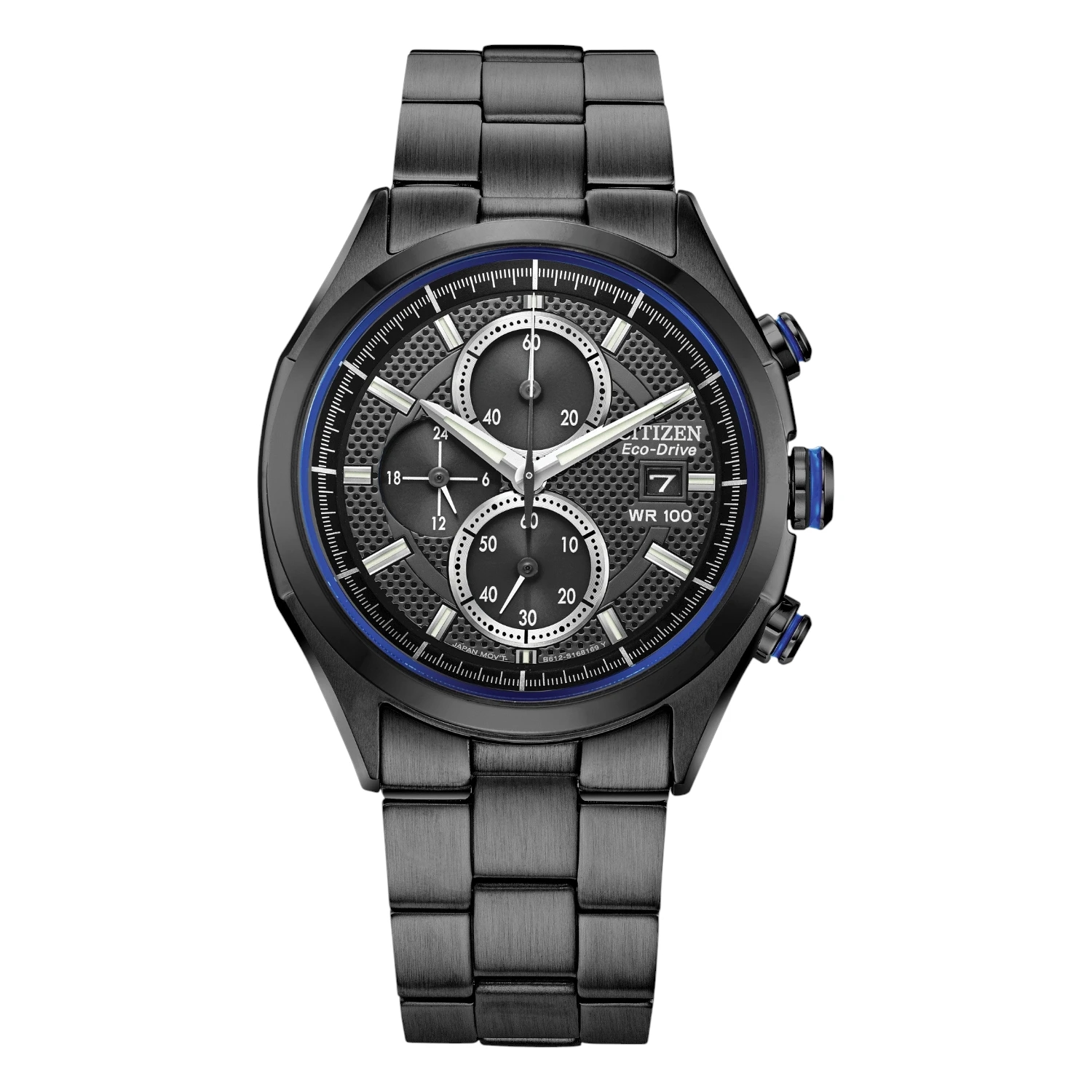 Citizen Drive Weekender Eco-Drive Chronograph Svart
