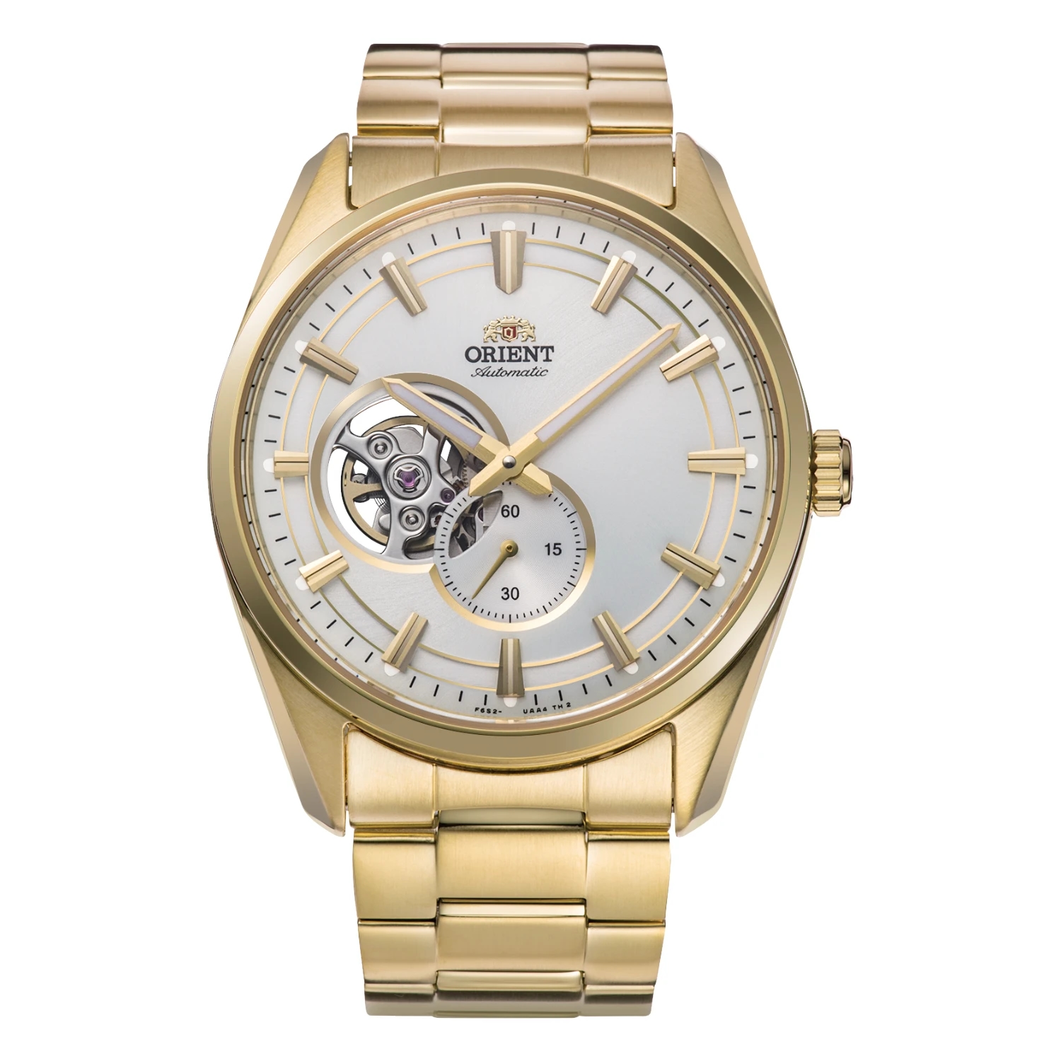 Orient Open Heart Automatic Guldfärgad