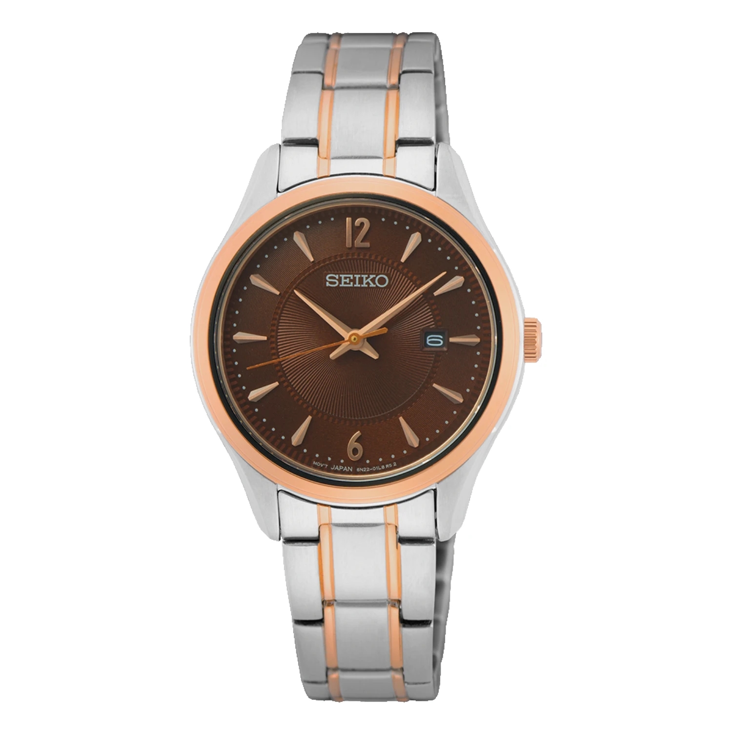 Seiko Damklocka Brun 30 mm