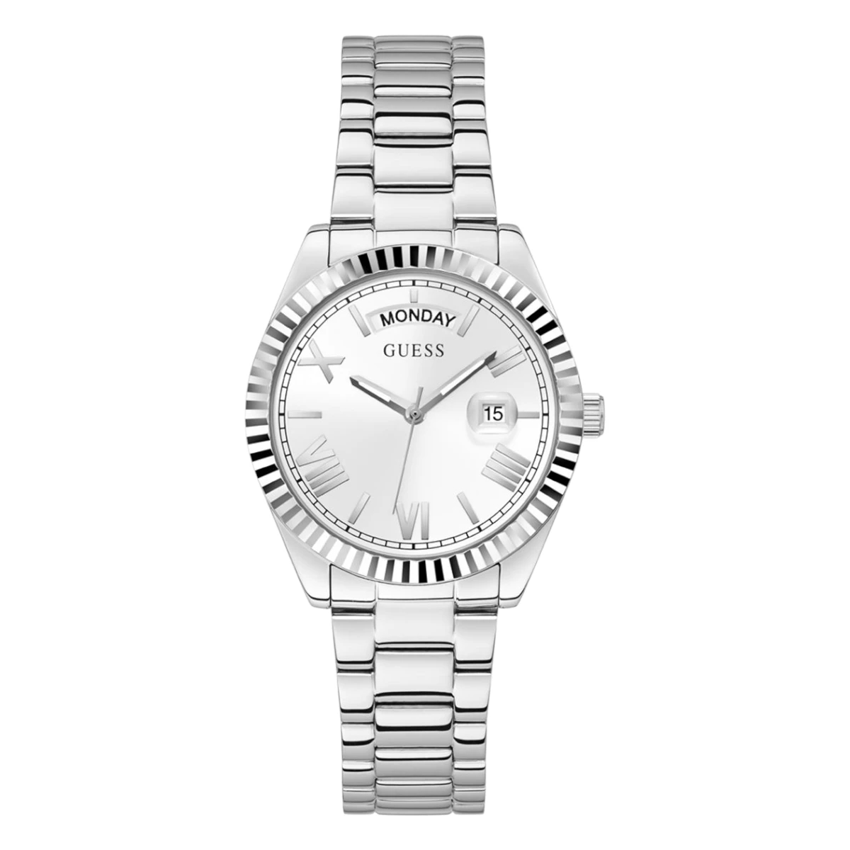 Guess Luna silverfärgat stål 36 mm
