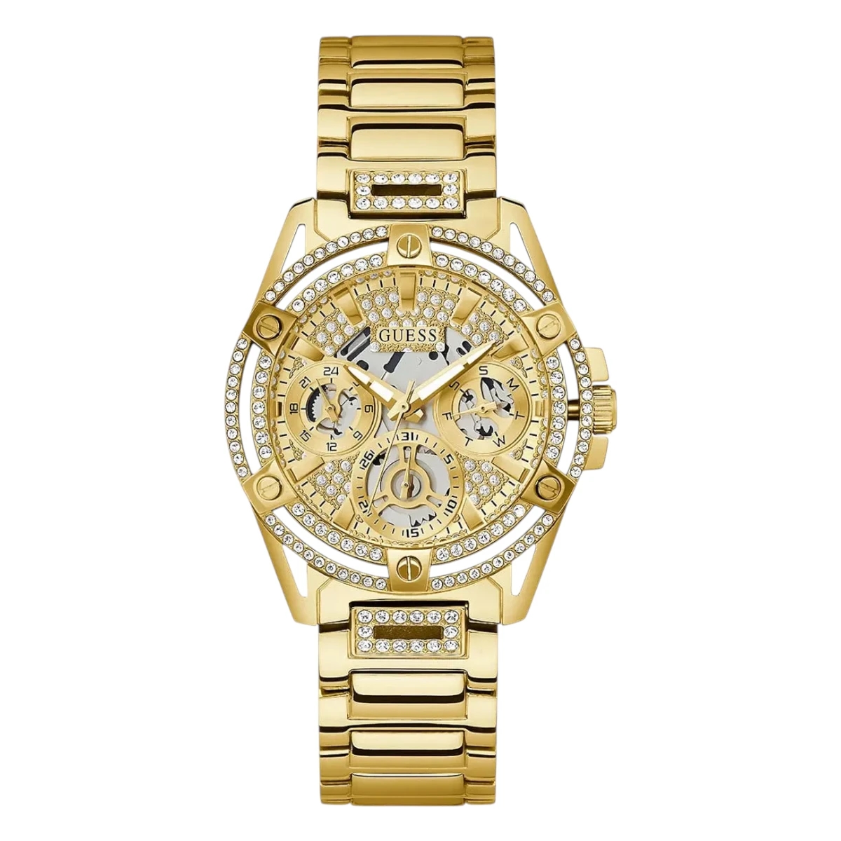 Guess Queen Gulguldtonat stål 40 mm