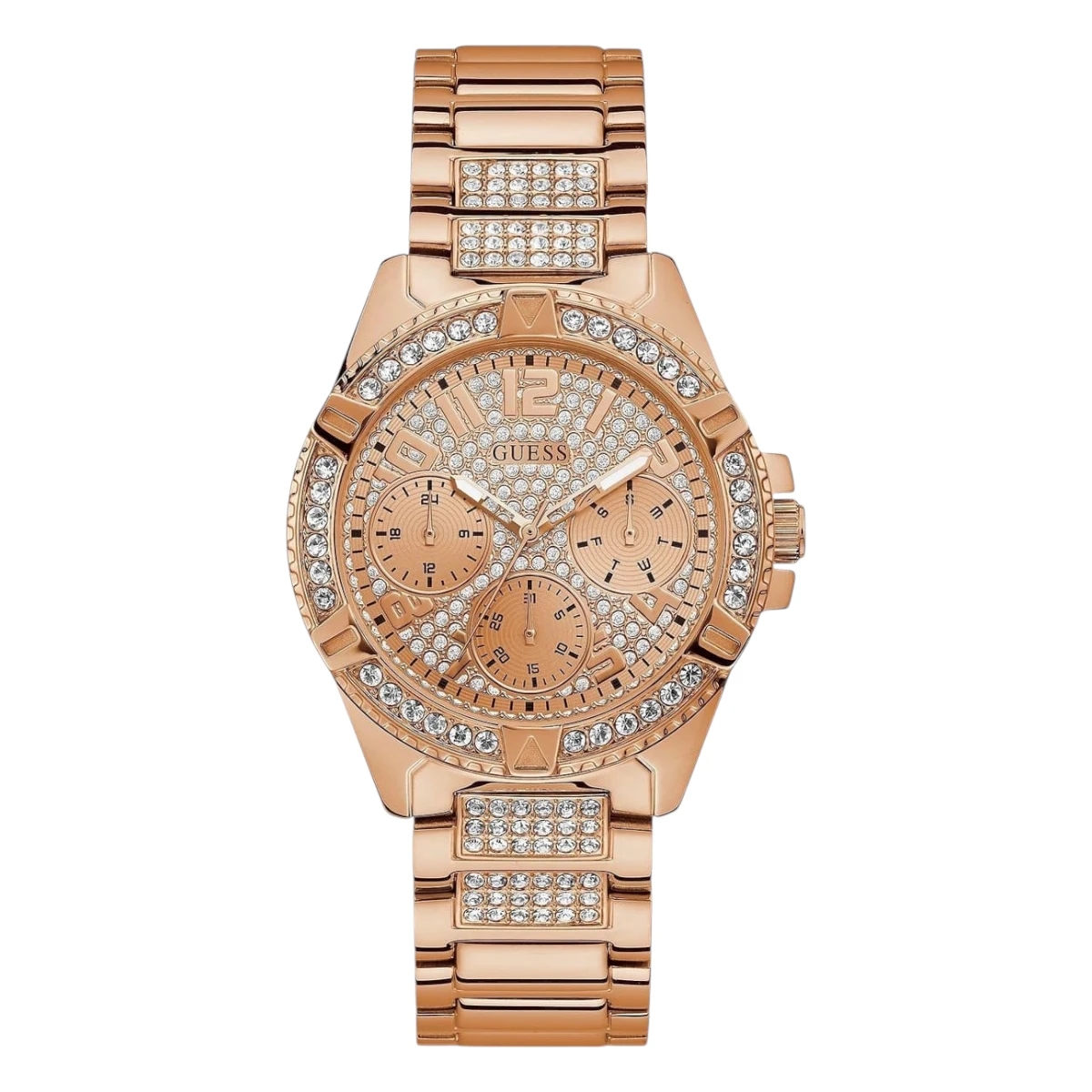 Guess Frontier roséguldtonat stål 40 mm