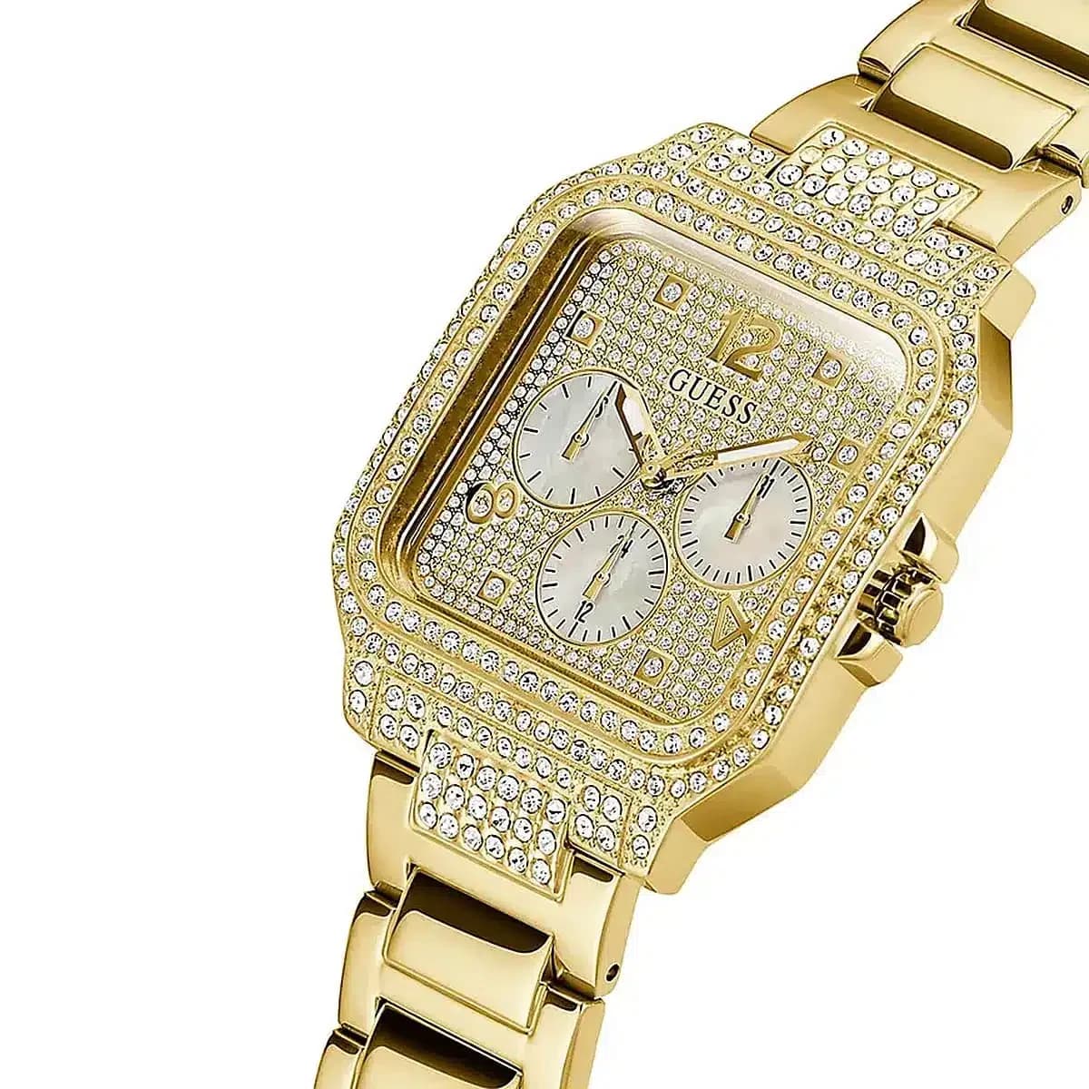 Guess Classic Guldtonad/Gulguldtonat stål 36 mm — bild 5