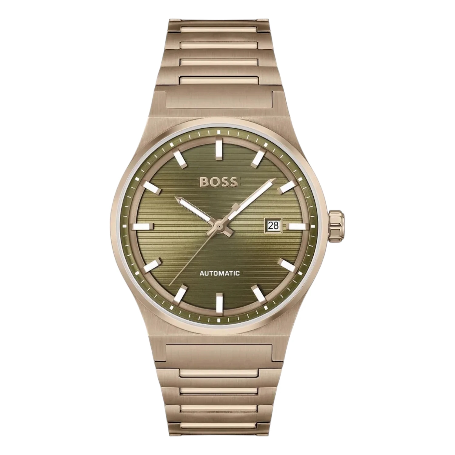 BOSS Candor Automatic Grön Guldfärgad