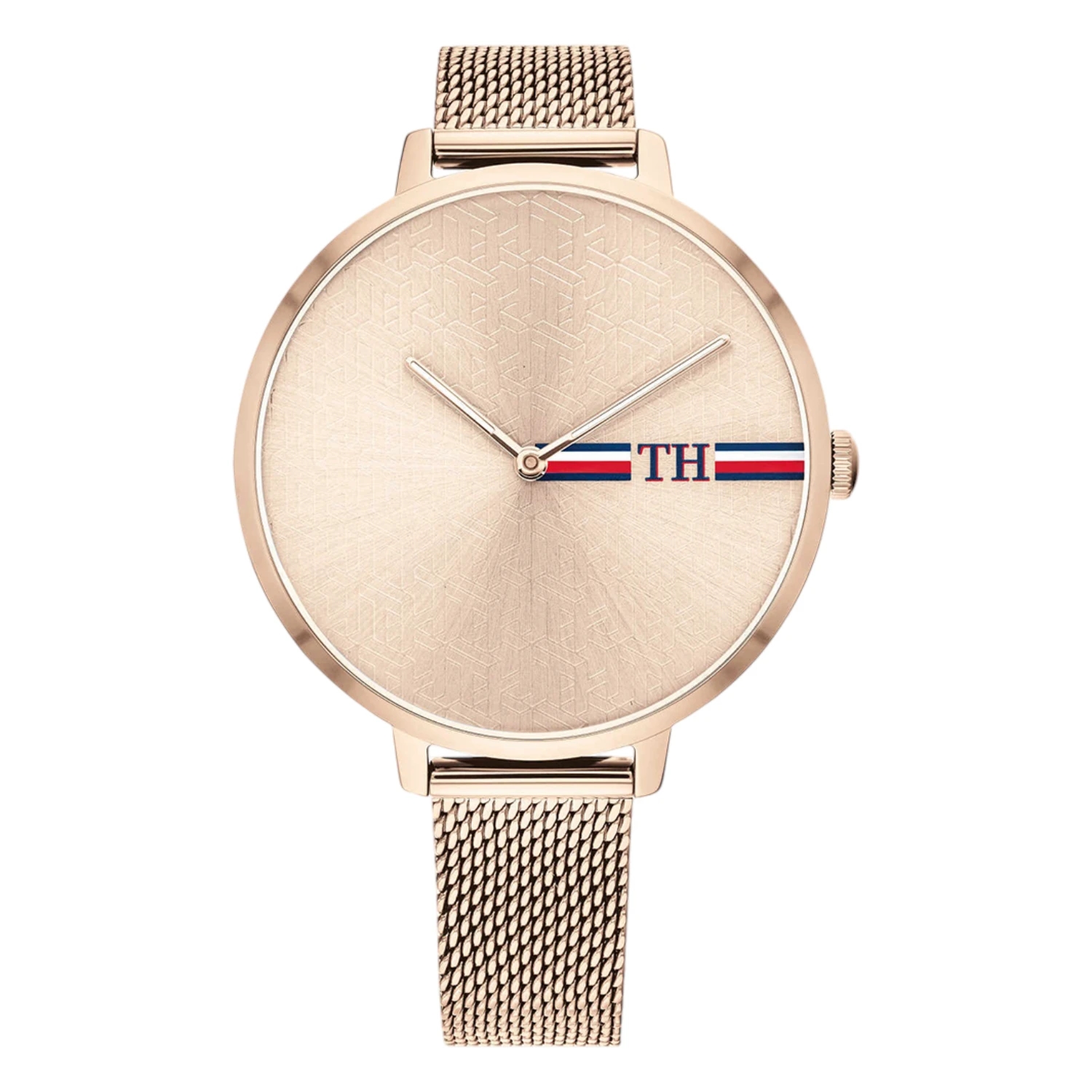 Tommy Hilfiger Damklocka Roséguldfärgad Tunn
