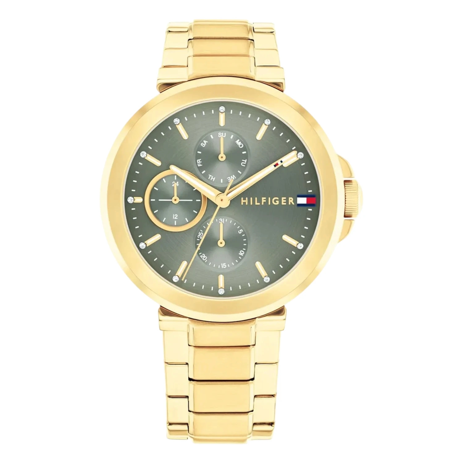 Tommy Hilfiger Lori Guldfärgad Grön