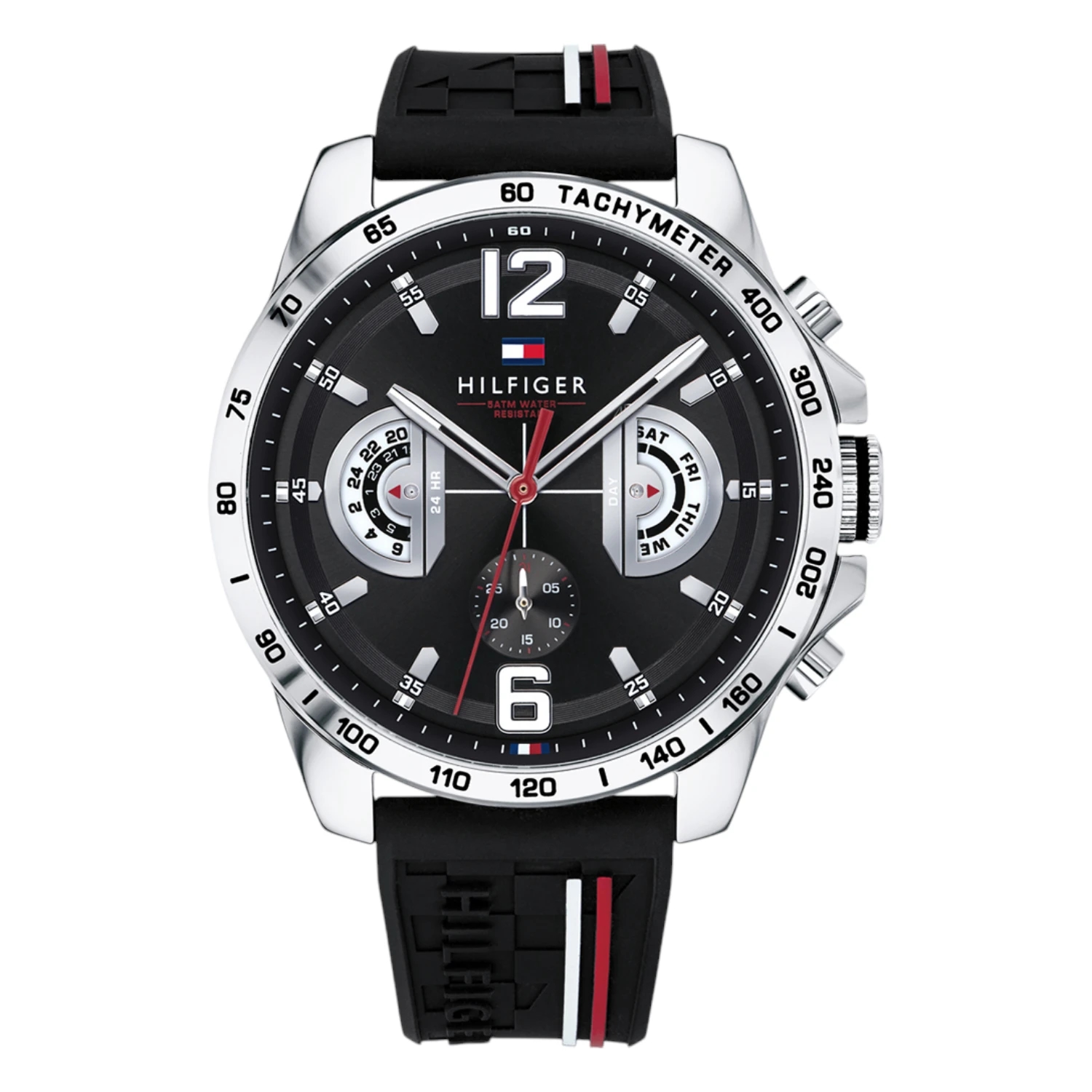 Tommy Hilfiger Decker Svart Silikon