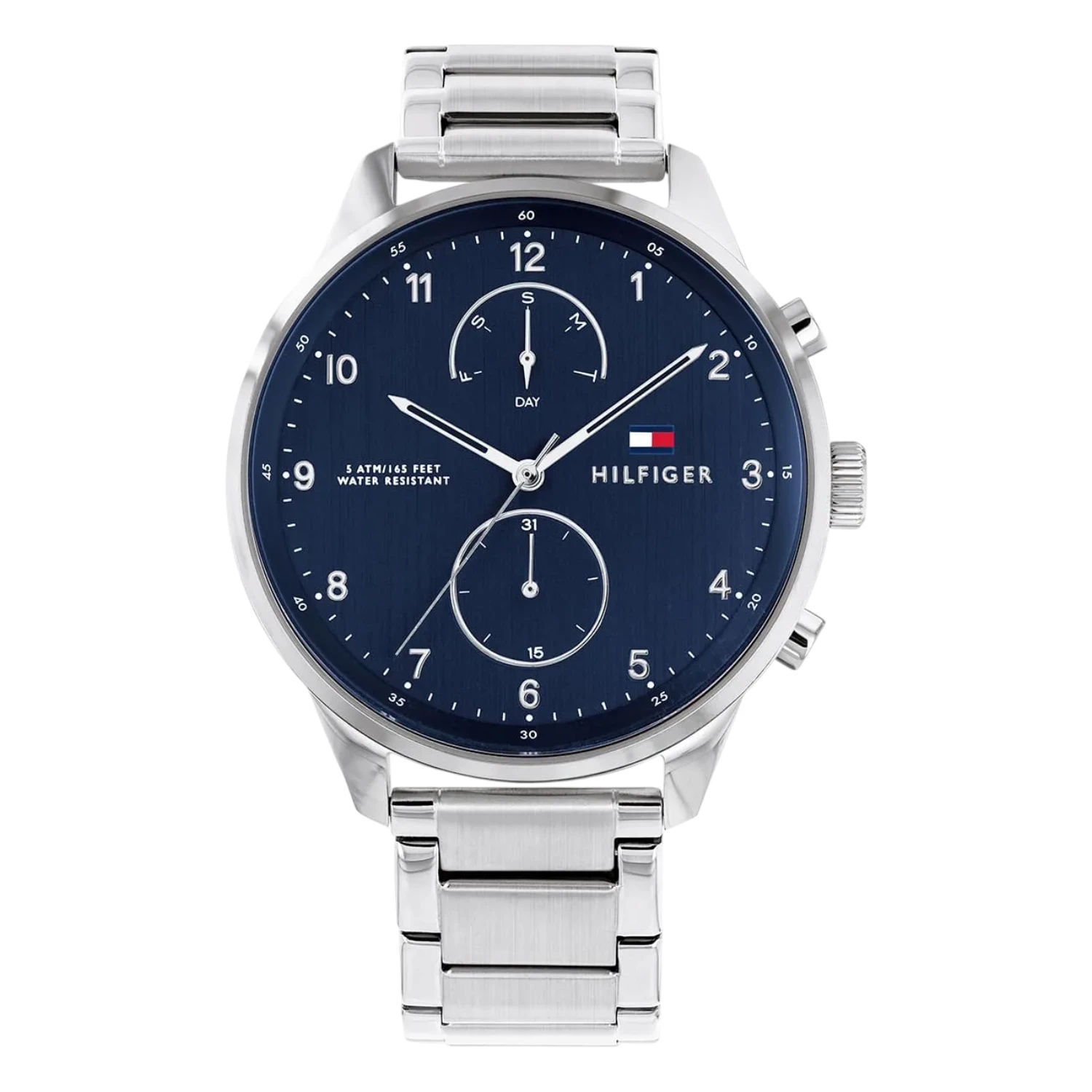 Tommy Hilfiger Chase Blå Stål Datum