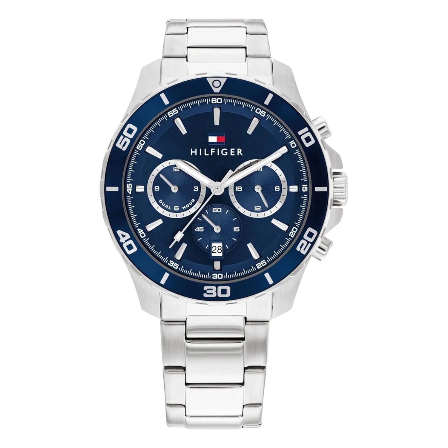 Tommy Hilfiger Jordan Blå Dual Time
