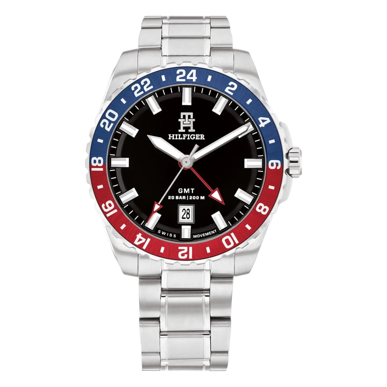 Tommy Hilfiger TH85 GMT Svart Stål
