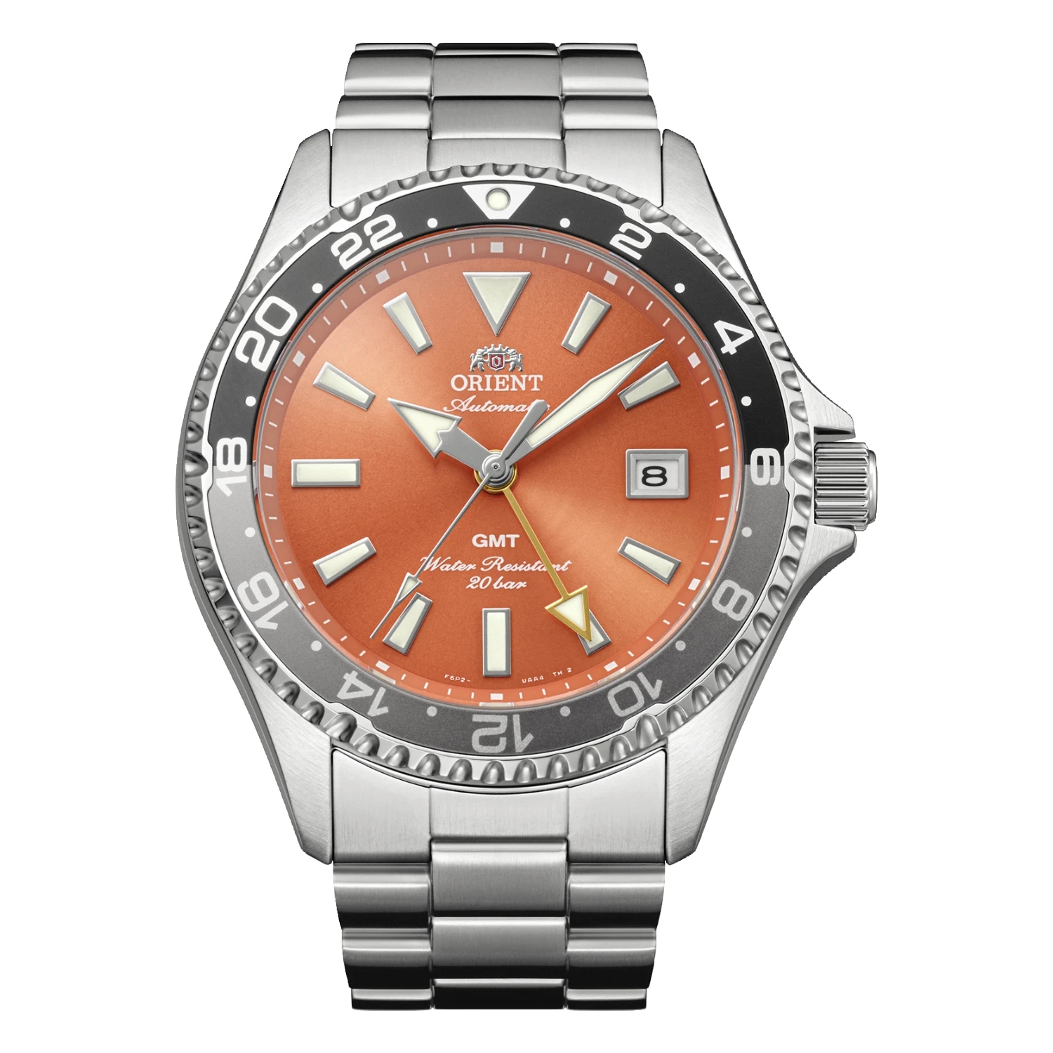 Orient Mako GMT Automatic Orange