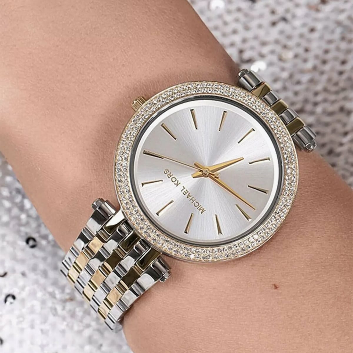 Michael Kors Darci Silver/Guld 39 mm