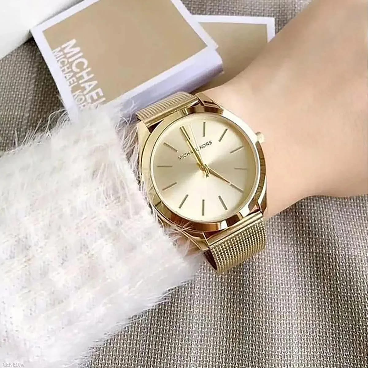 Michael Kors Runway Guldtonat stål 42 mm