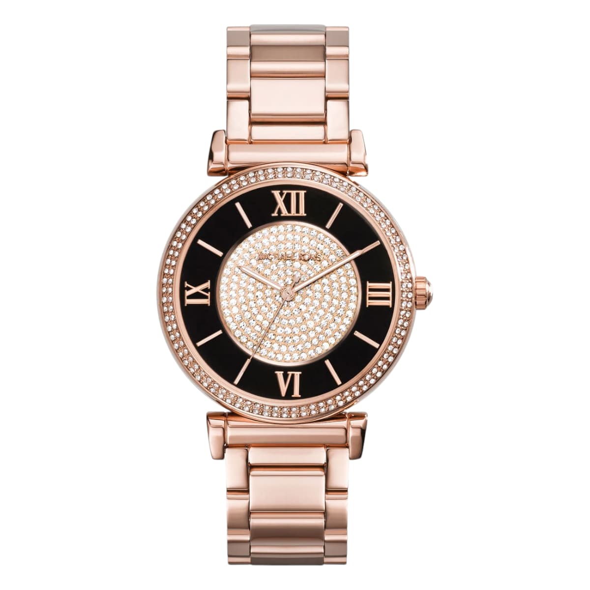 Michael Kors Classic Svart/Roséguld 38 mm