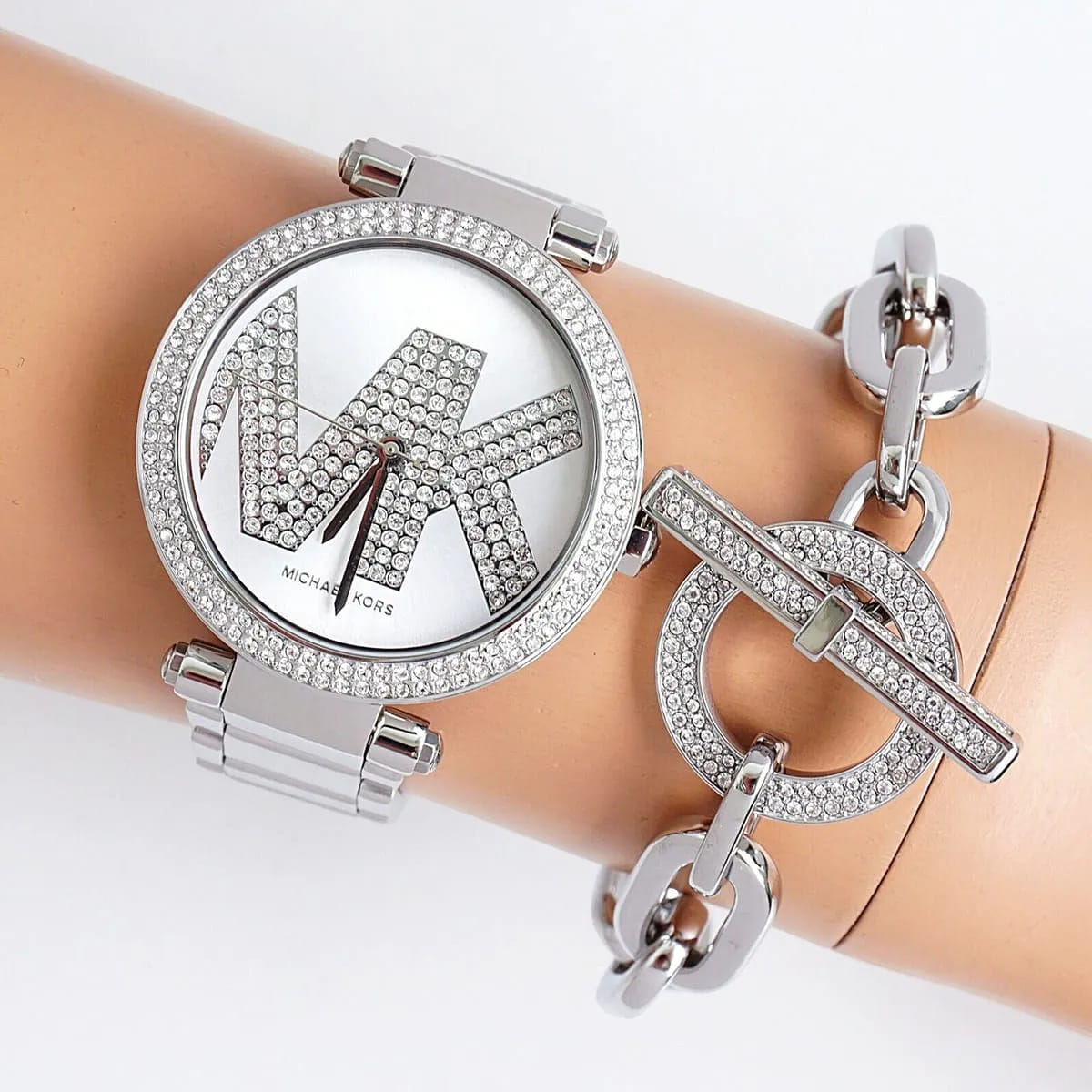 Michael Kors Parker Silver/Stål 39 mm
